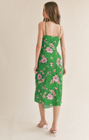 Greener Side Midi Wrap Dress