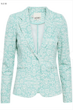 Nile Blue IHKATE Print Blazer