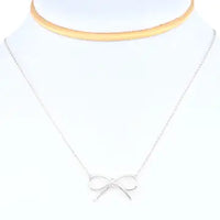 Bow Ribbon Necklace