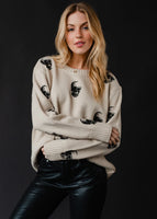 Tan Skull Sweater