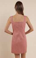 Sunbeam Bow Front Denim Mini Dress