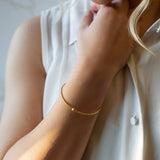 Sprinkles Adjustable Bangle-Gold