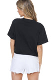 Cowboy Faux Cropped Tee