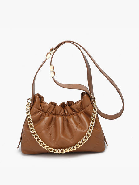 Sydney Ruched Top Crossbody Bag
