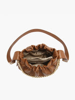 Sydney Ruched Top Crossbody Bag