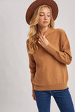FUNNEL NECK KNIT SWEATER