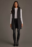 Black Long Vest