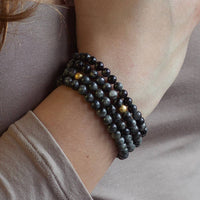 Gemstone Bracelet-Charcoal Jasper