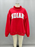 INDIANA Mock Neck Sweatshirt