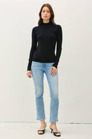 BASIC MOCK NECK SWEATER
