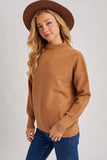 FUNNEL NECK KNIT SWEATER
