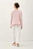 BUTTERY  HACCI BRUSHED PULLOVER KNIT TOP