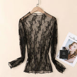 Long Sleeve Lace Top