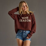 Wine Season Lightweight Sweater