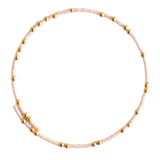 Confetti Beaded Bangle-Champagne