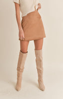 Rylie Faux Suede Skirt