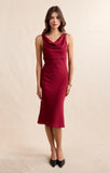 Inner Circle Cowl Neck Midi Dress