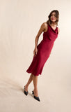 Inner Circle Cowl Neck Midi Dress