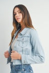 Fray Denim Jacket