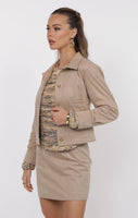 Kisses Faux Suede Jacket