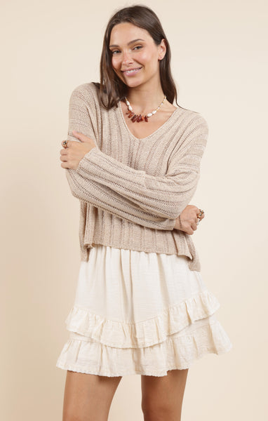 Devon Ribbed Sweater