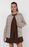 Lola Plaid Sweater Jacket
