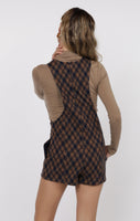 In Time Plaid Romper