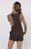 In Time Plaid Romper