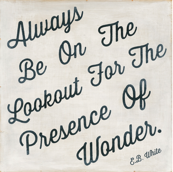 Art Print - Always Be On the Lookout 36"X36"