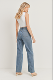 Ribcage Long Length Straight Denim