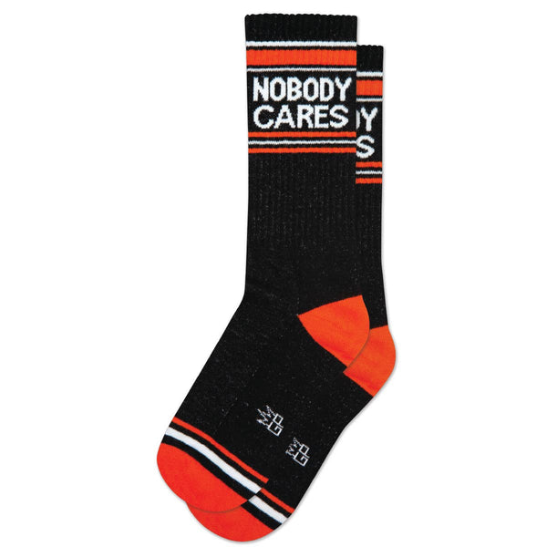 Gumball Poodle - Nobody Cares Gym Crew Socks